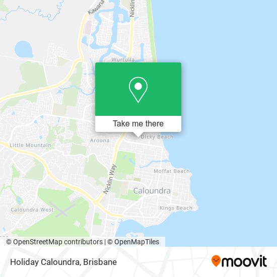 Holiday Caloundra map