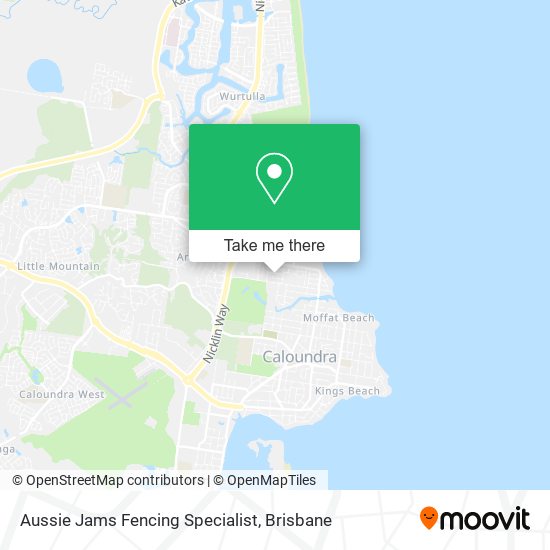 Mapa Aussie Jams Fencing Specialist