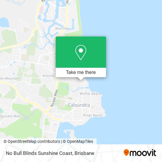 Mapa No Bull Blinds Sunshine Coast