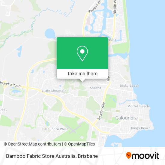 Bamboo Fabric Store Australia map