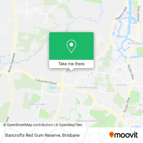 Bancrofts Red Gum Reserve map