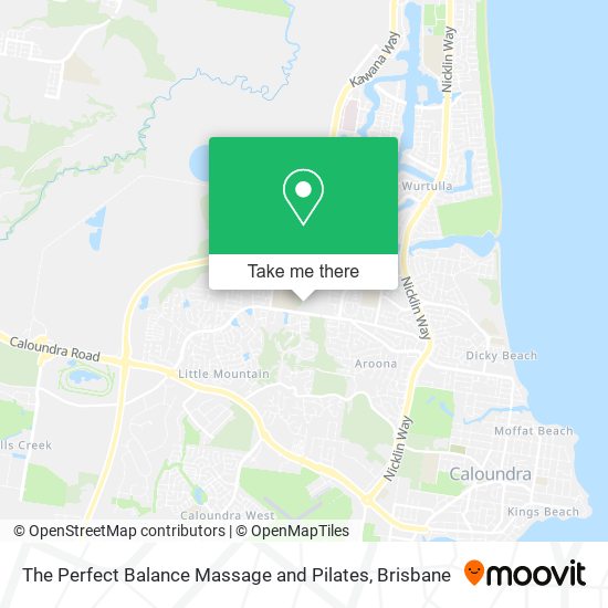 The Perfect Balance Massage and Pilates map