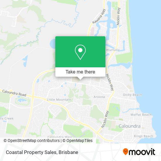 Coastal Property Sales map