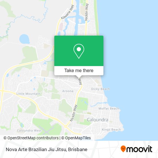 Nova Arte Brazilian Jiu Jitsu map