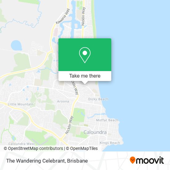 The Wandering Celebrant map