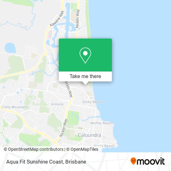 Aqua Fit Sunshine Coast map