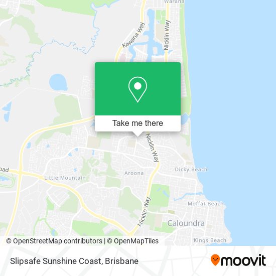 Mapa Slipsafe Sunshine Coast