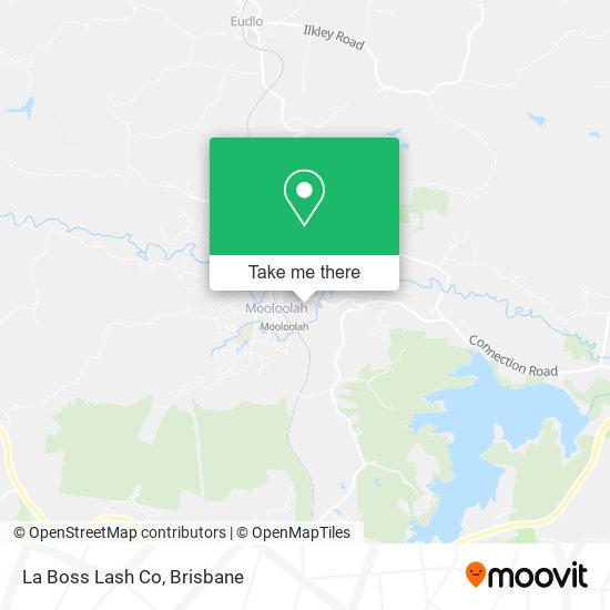 La Boss Lash Co map