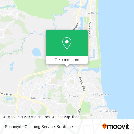 Sunnisyde Cleaning Service map
