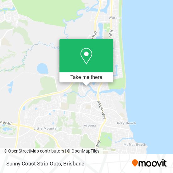 Sunny Coast Strip Outs map