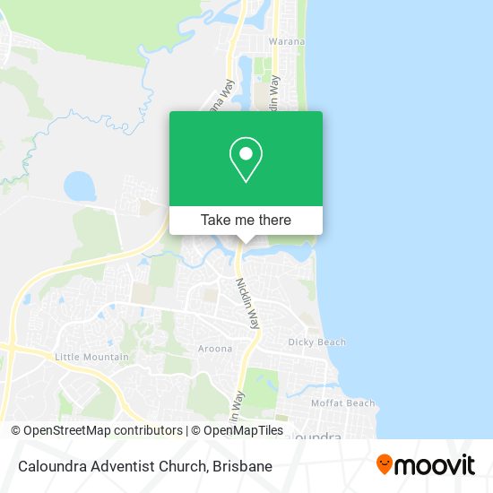 Caloundra Adventist Church map