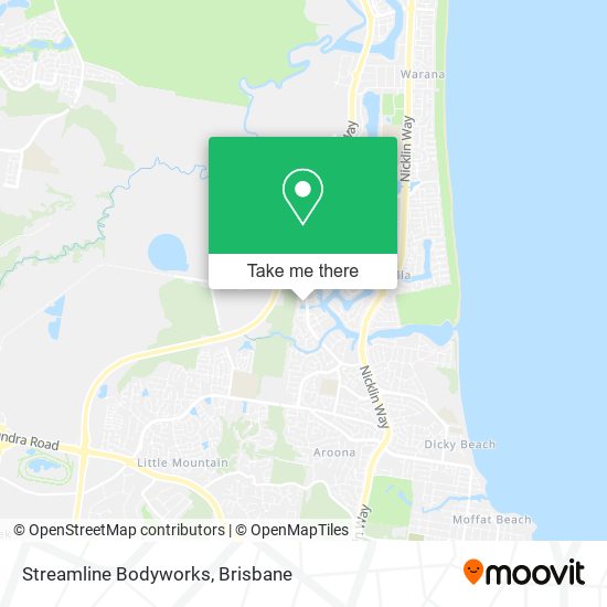 Streamline Bodyworks map