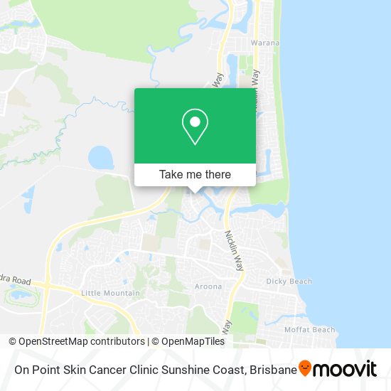 On Point Skin Cancer Clinic Sunshine Coast map