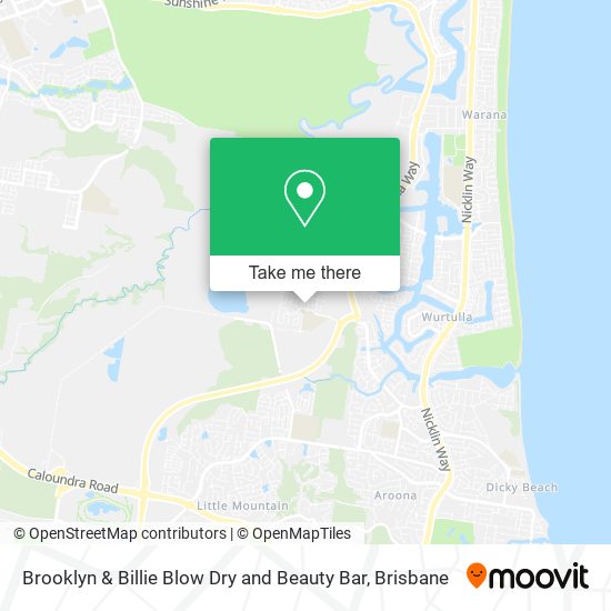 Brooklyn & Billie Blow Dry and Beauty Bar map