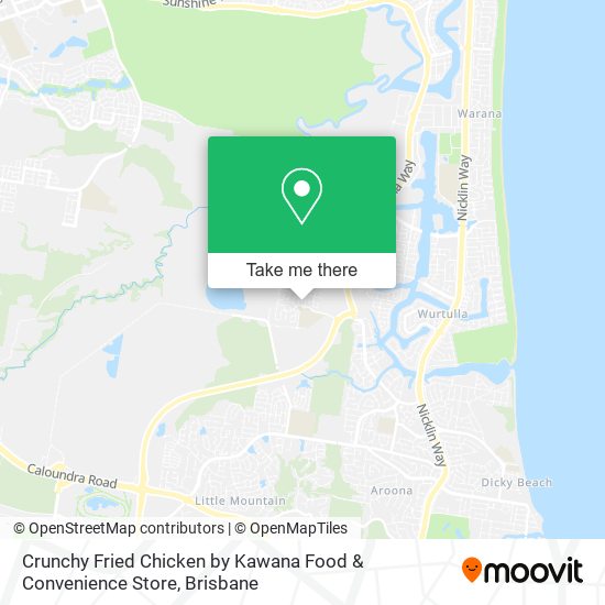 Crunchy Fried Chicken by Kawana Food & Convenience Store map