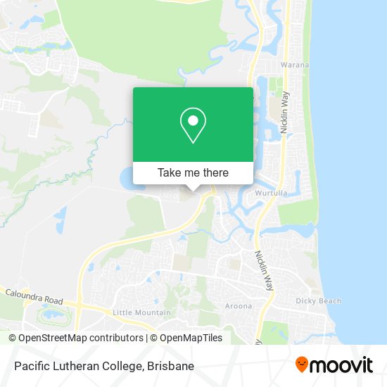 Pacific Lutheran College map