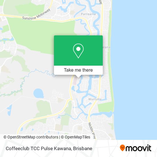Coffeeclub TCC Pulse Kawana map