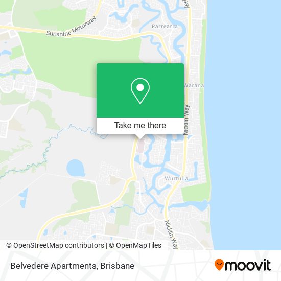 Belvedere Apartments map
