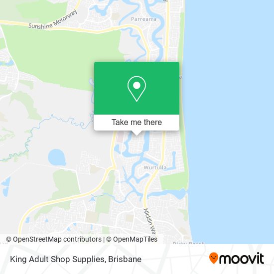 King Adult Shop Supplies map