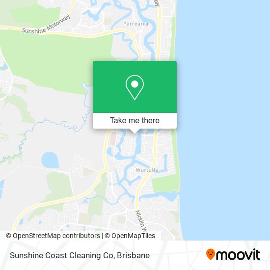Sunshine Coast Cleaning Co map