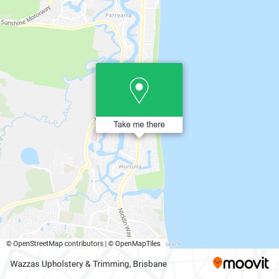 Wazzas Upholstery & Trimming map