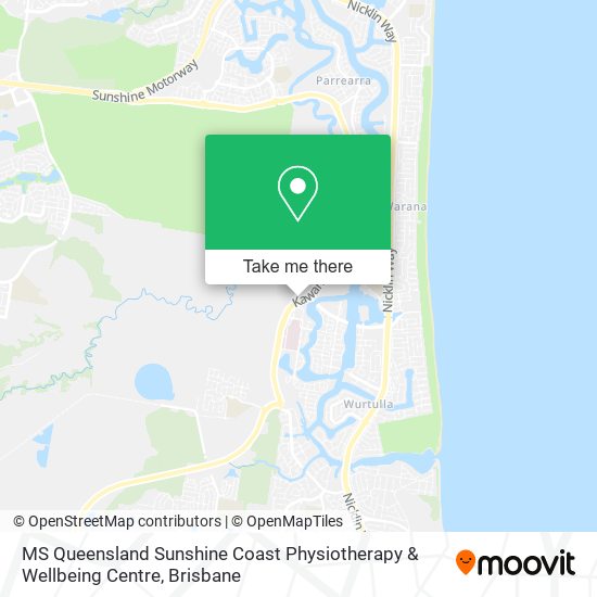 MS Queensland Sunshine Coast Physiotherapy & Wellbeing Centre map
