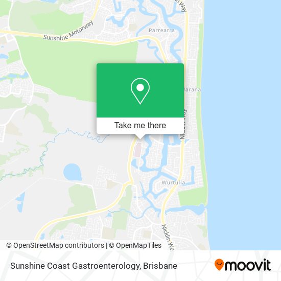 Sunshine Coast Gastroenterology map