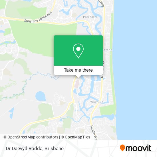 Dr Daevyd Rodda map