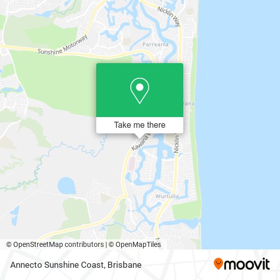 Annecto Sunshine Coast map