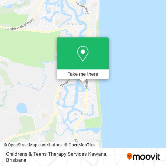 Childrens & Teens Therapy Services Kawana map