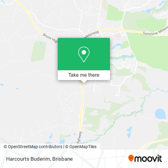 Harcourts Buderim map