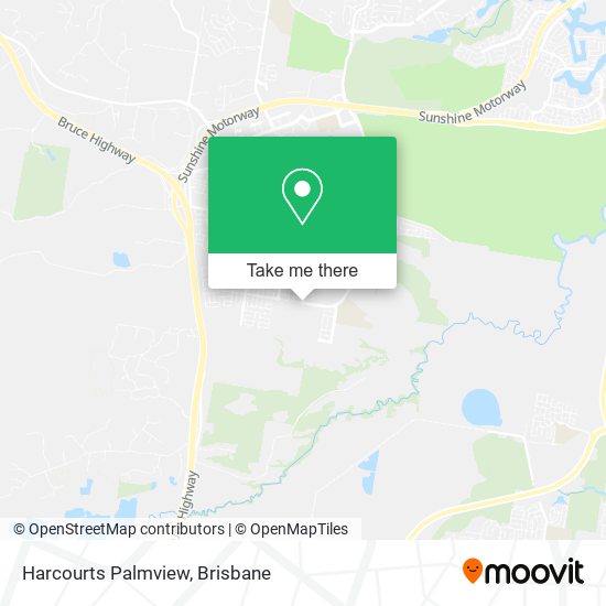 Harcourts Palmview map