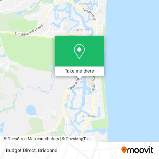 Budget Direct map