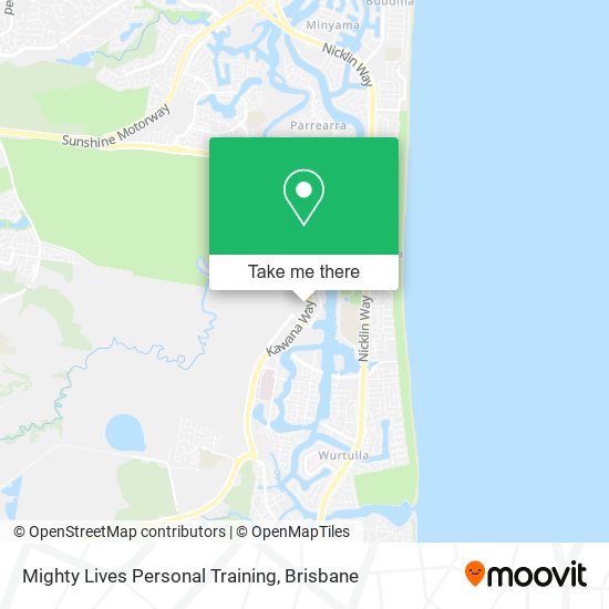 Mighty Lives Personal Training map