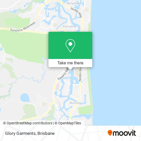 Glory Garments map