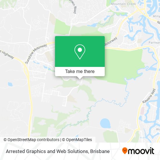 Arrested Graphics and Web Solutions map