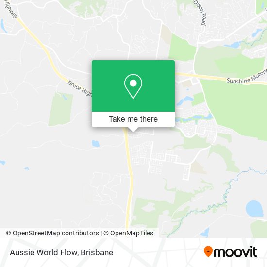 Aussie World Flow map