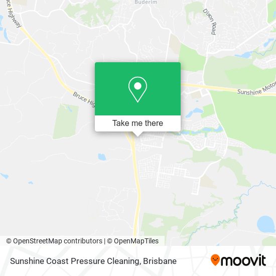 Sunshine Coast Pressure Cleaning map