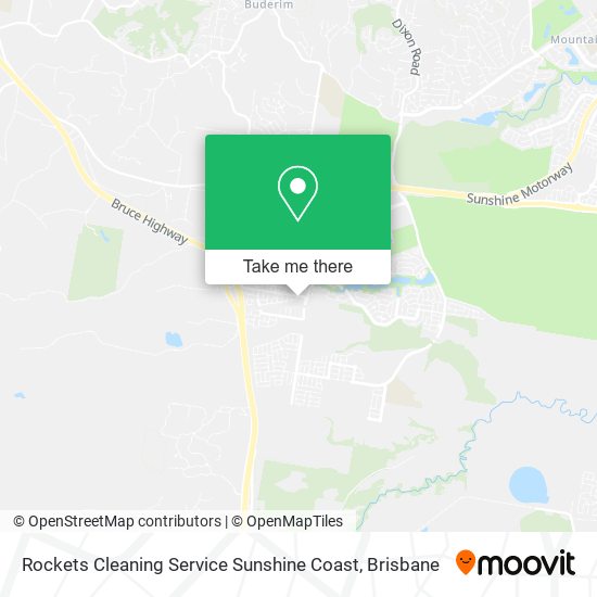 Rockets Cleaning Service Sunshine Coast map