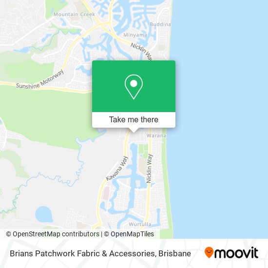 Brians Patchwork Fabric & Accessories map