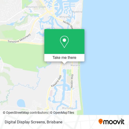 Digital Display Screens map