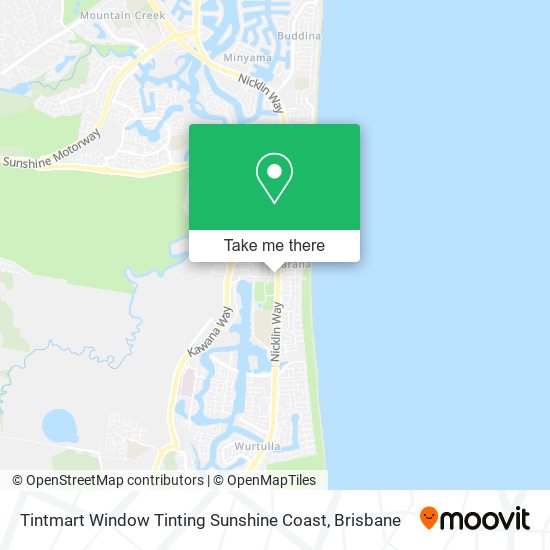 Tintmart Window Tinting Sunshine Coast map
