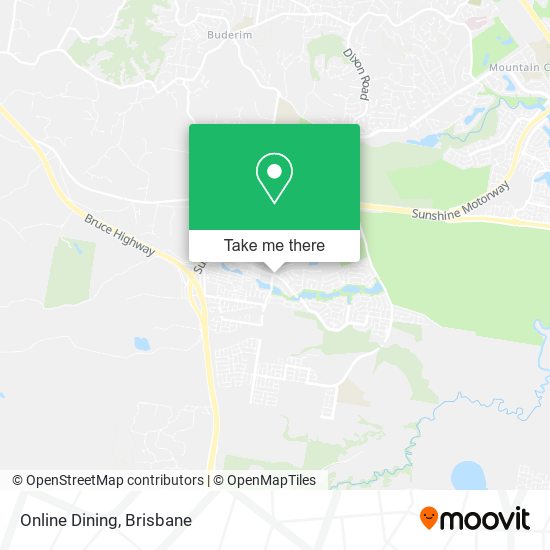 Online Dining map
