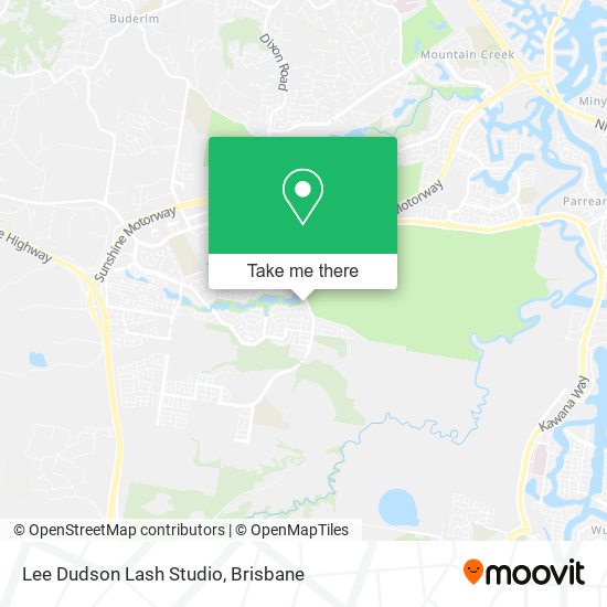 Lee Dudson Lash Studio map