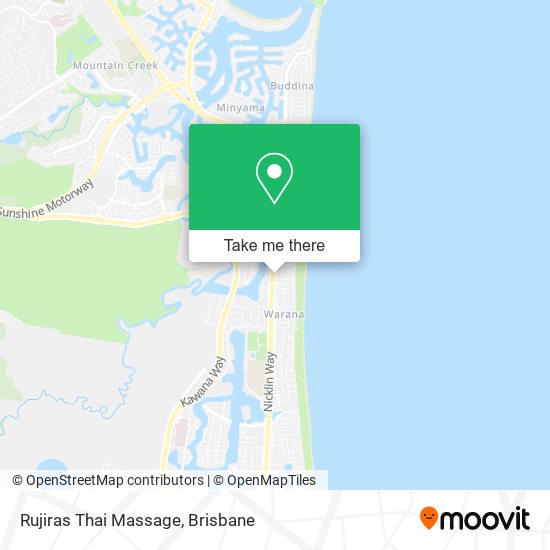Rujiras Thai Massage map