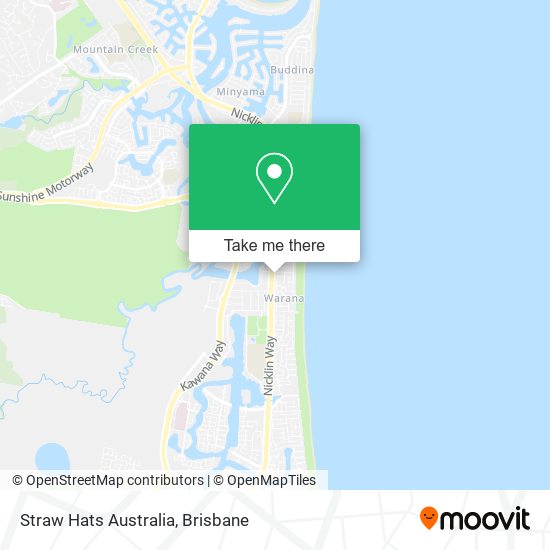 Straw Hats Australia map