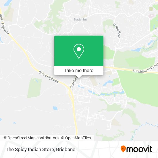 The Spicy Indian Store map