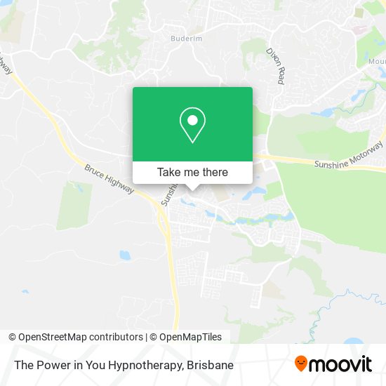 The Power in You Hypnotherapy map