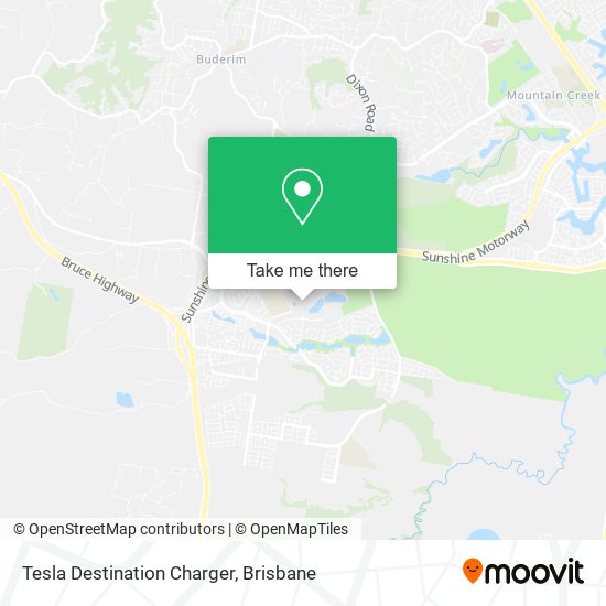 Tesla Destination Charger map