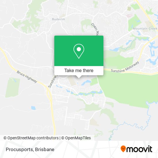Procusports map